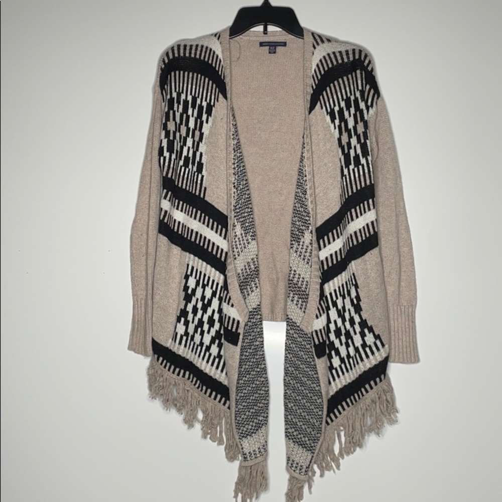 American Eagle Outfitters Wool Blend Open Cardigan